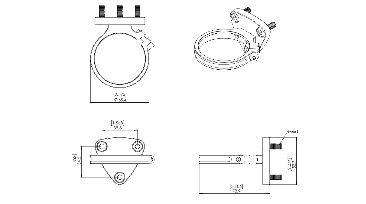 FPRX Billet Bracket-Fuel Pressure Regulator Billet Mounting Bracket-NZKW Australia
