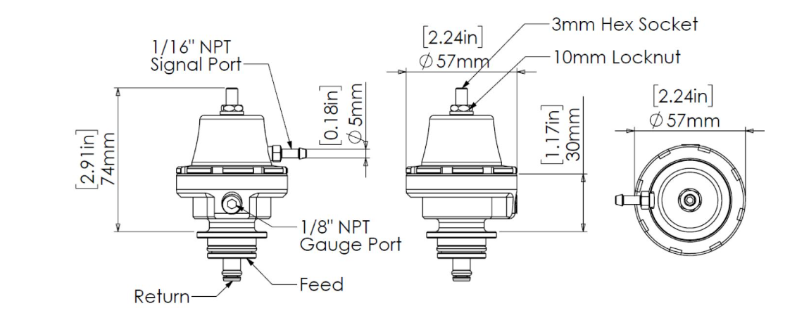 Fuel Pressure Regulators – FPR Kompact