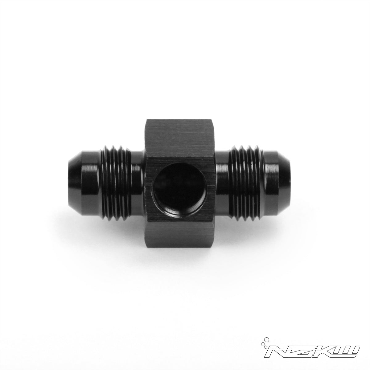 NZKW inline male to male adapter with 1/8' npt port for pressure sender