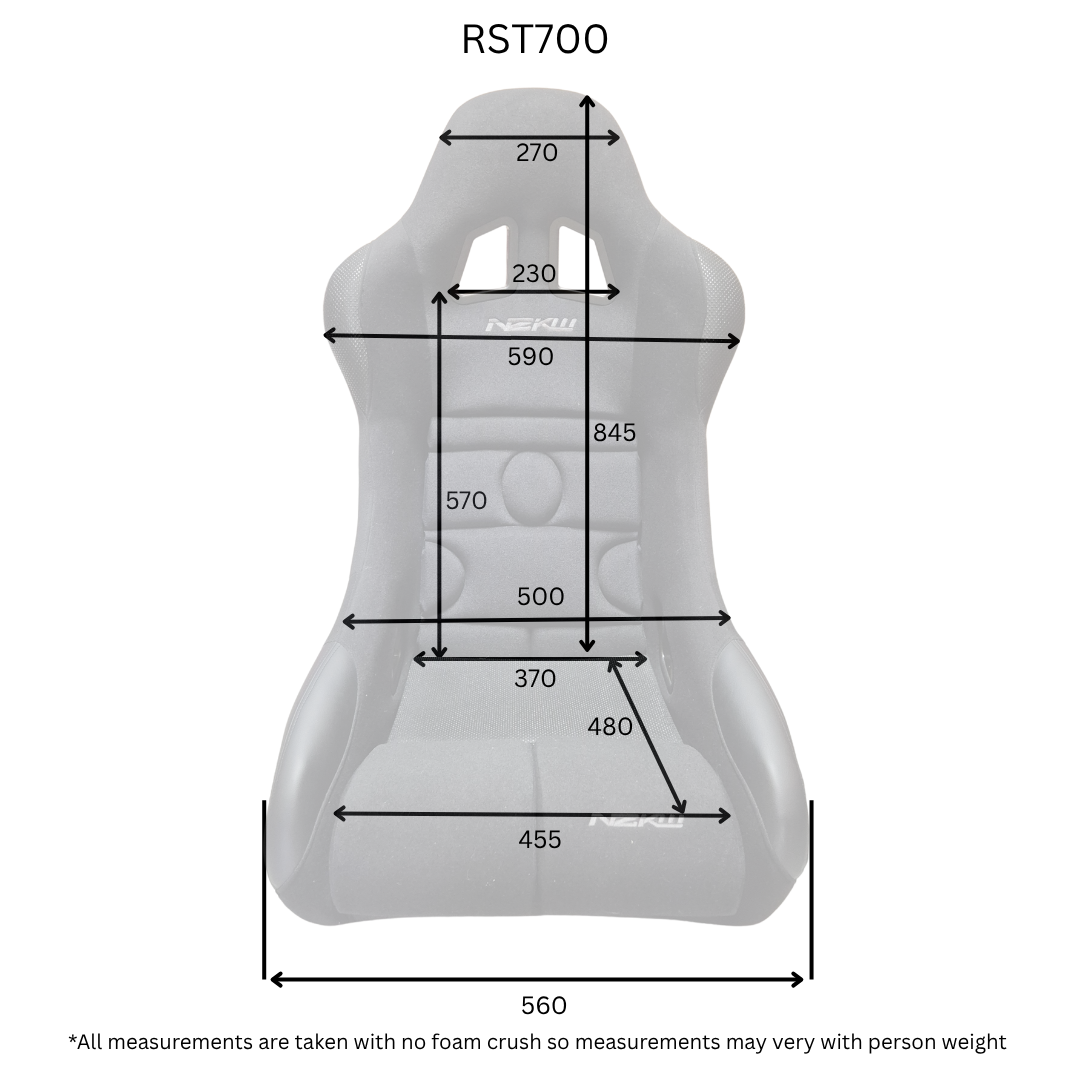 FIA Fixed Bucket Seat RST700