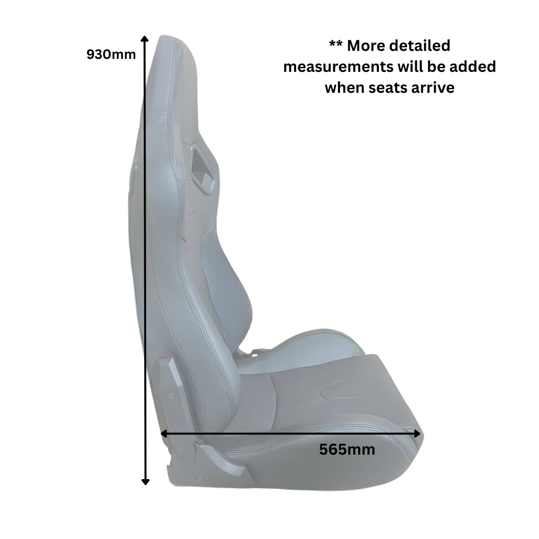 Grand Tourer Recliner Bucket Seat PAIR- Left & Right