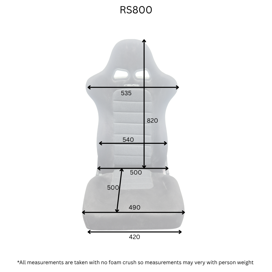 RS800 Recliner Bucket Seats