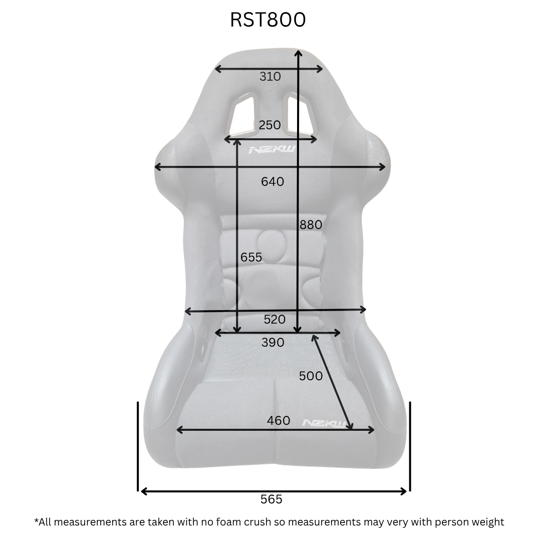 FIA Fixed Bucket Seat RST800
