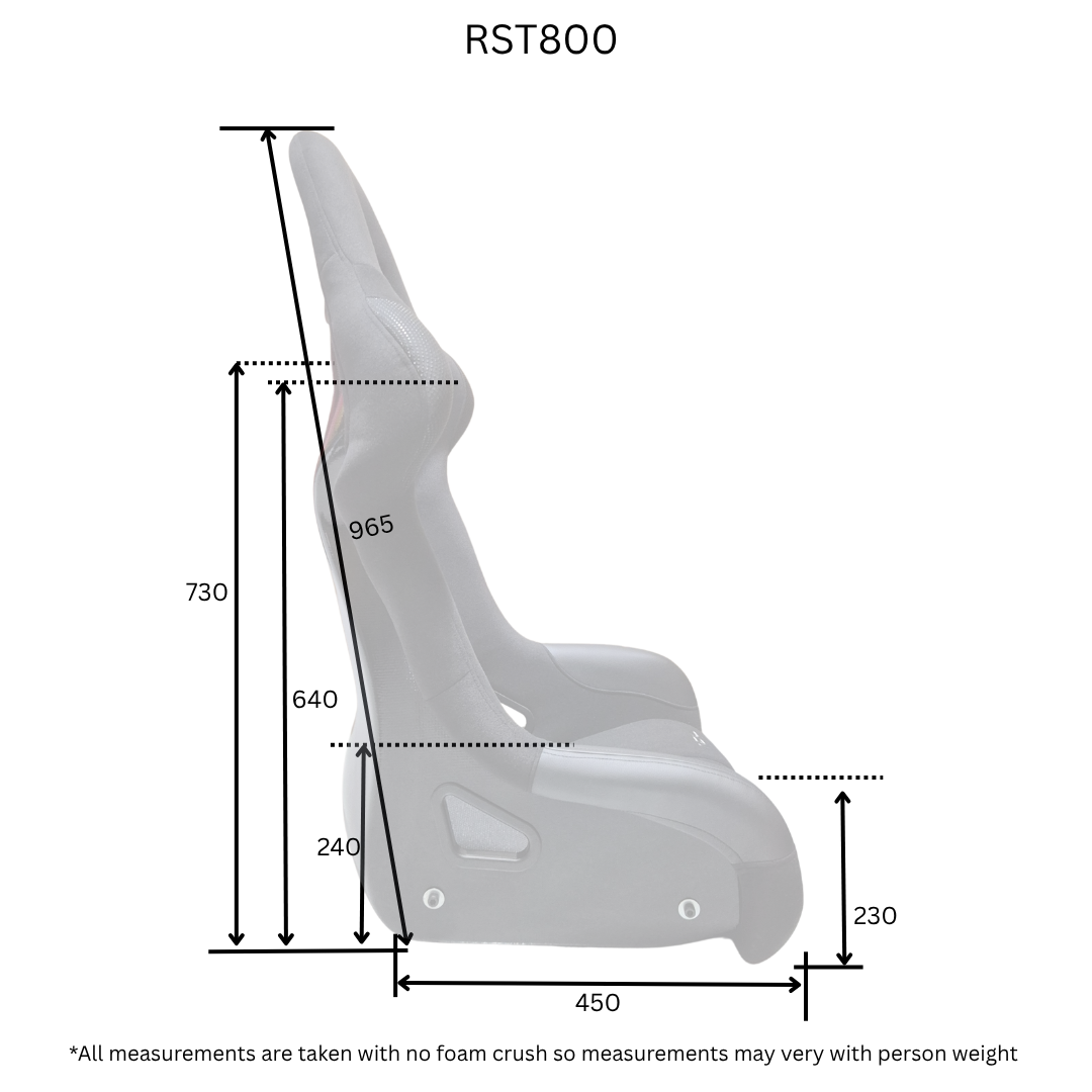 FIA Fixed Bucket Seat RST800