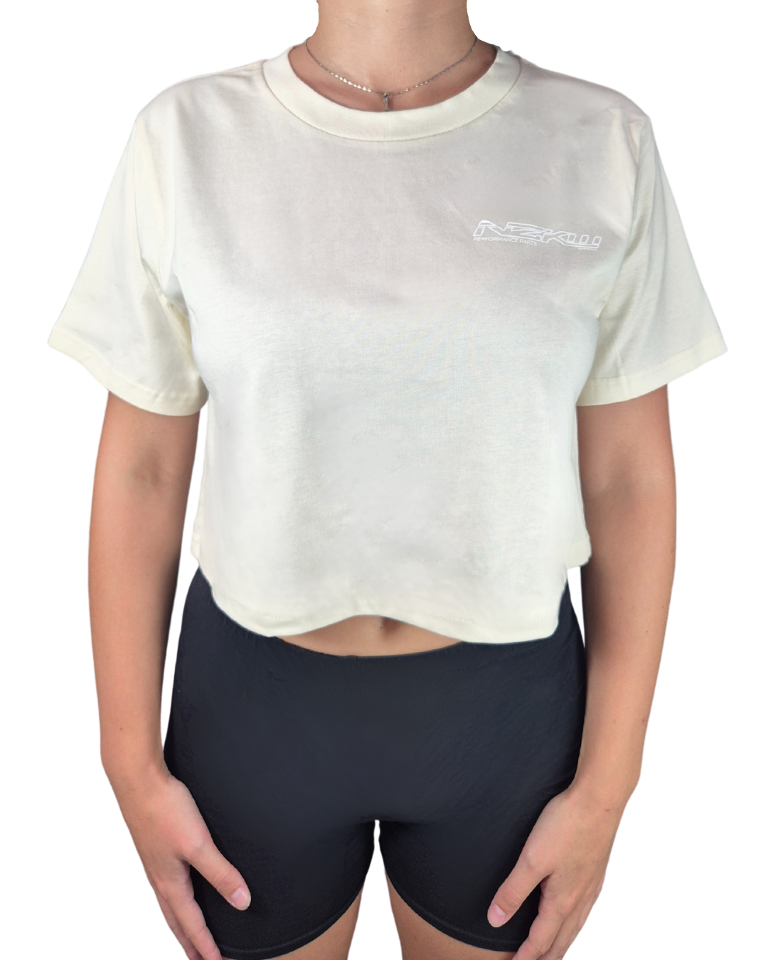 Women's Crop Tee (Ecru)