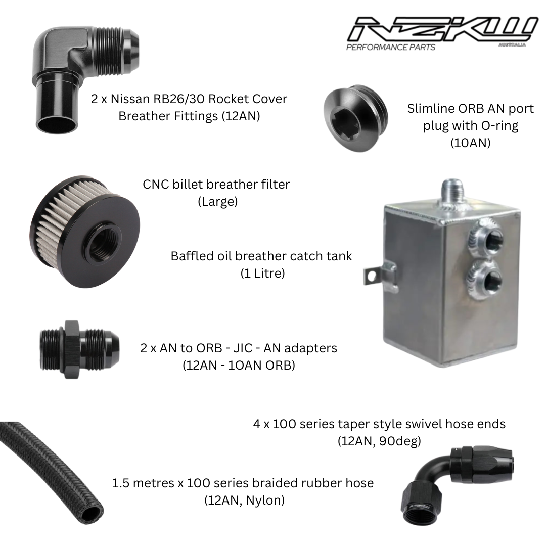 Nissan RB26 / 30 Breather Kit