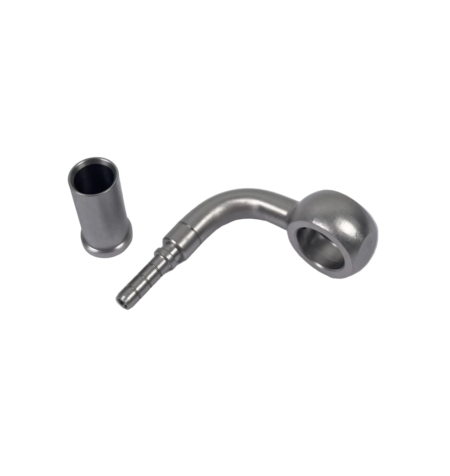 Stainless Steel Banjo Crimp On 3AN - M10