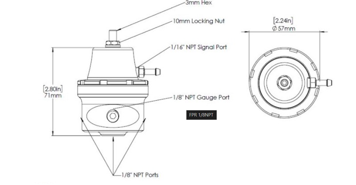 Fuel Pressure Regulators – FPR Kompact