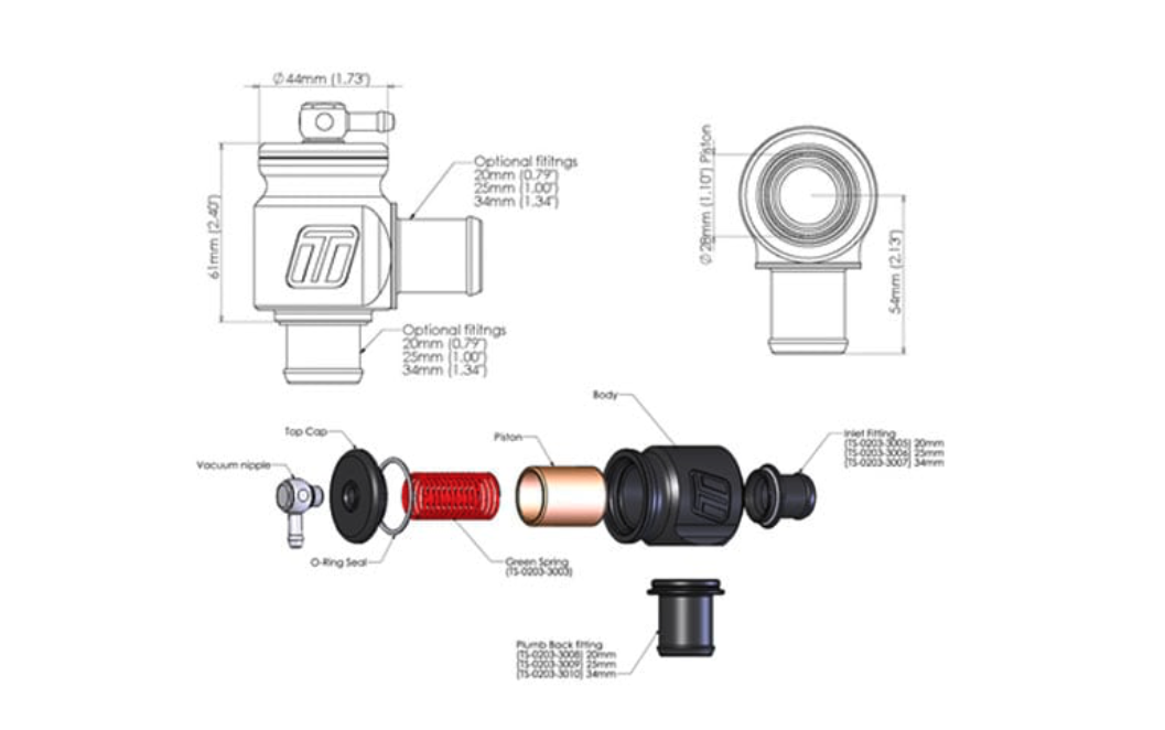 Kompact Plumb Back Valve (Diverter Valve) Suit 20mm Fittings