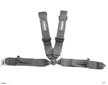 4 POINT RACE HARNESS FIA HOMOLOGATED 2029 Stock- Black