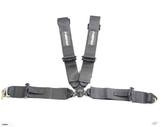 4 POINT RACE HARNESS FIA HOMOLOGATED - Black