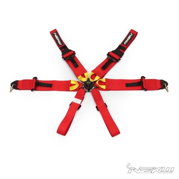 6 POINT RACE HARNESS FIA HOMOLOGATED Hans compatible