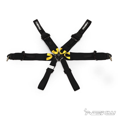 6 POINT RACE HARNESS FIA HOMOLOGATED Hans compatible