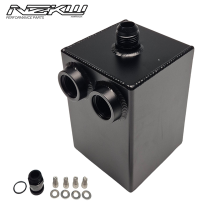 Baffled Oil Breather Catch Tank - 2 Litre