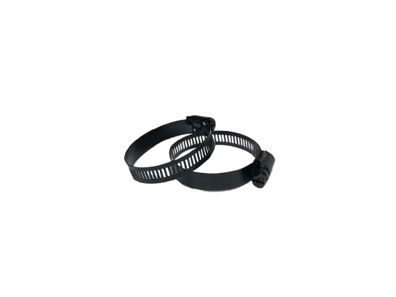 Black Hose Clamps - Stainless Steel