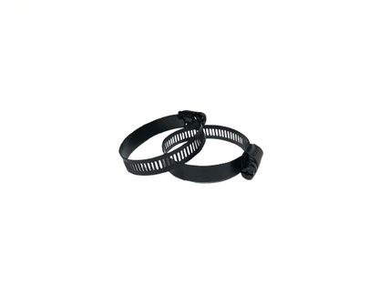 Black Hose Clamps - Stainless Steel