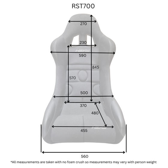 Bundle - FIA Fixed Bucket Seat RST700 (Copy)