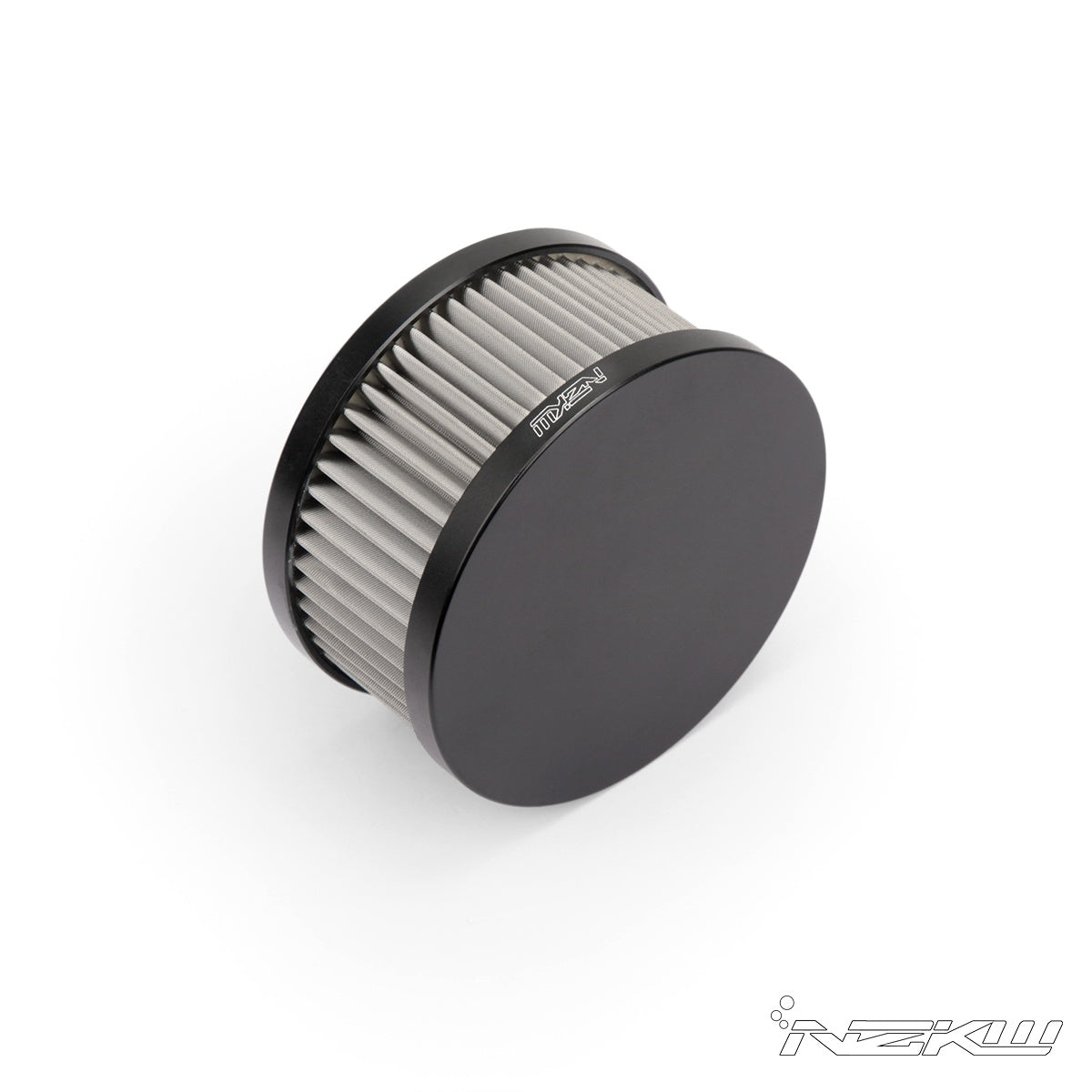 CNC Billet Breather Filter in Black Large