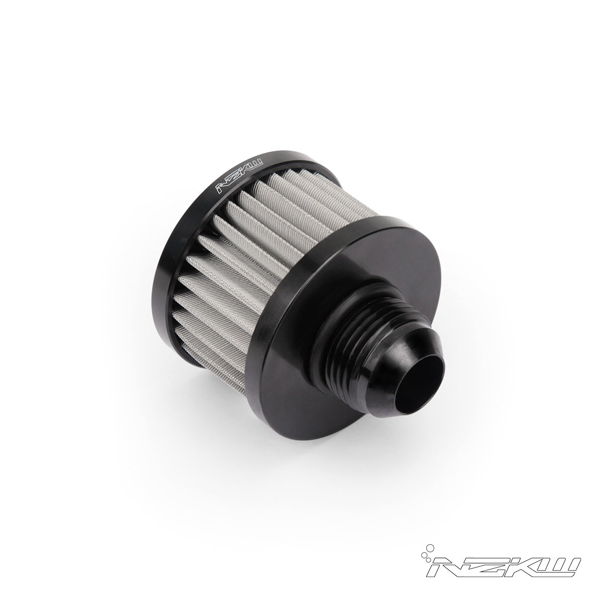 CNC Billet Breather Filter in Black (SMALL) SPEC II