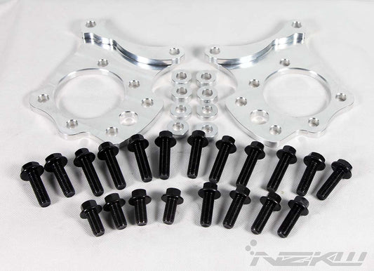 Dual Caliper Brake Adapter Kit - NISSAN INFINITI 350Z / 370Z Skyline G35 / G37