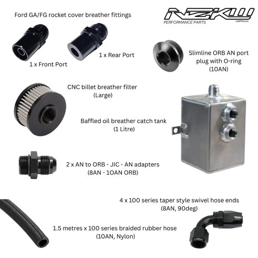 Ford Barra Breather Kit
