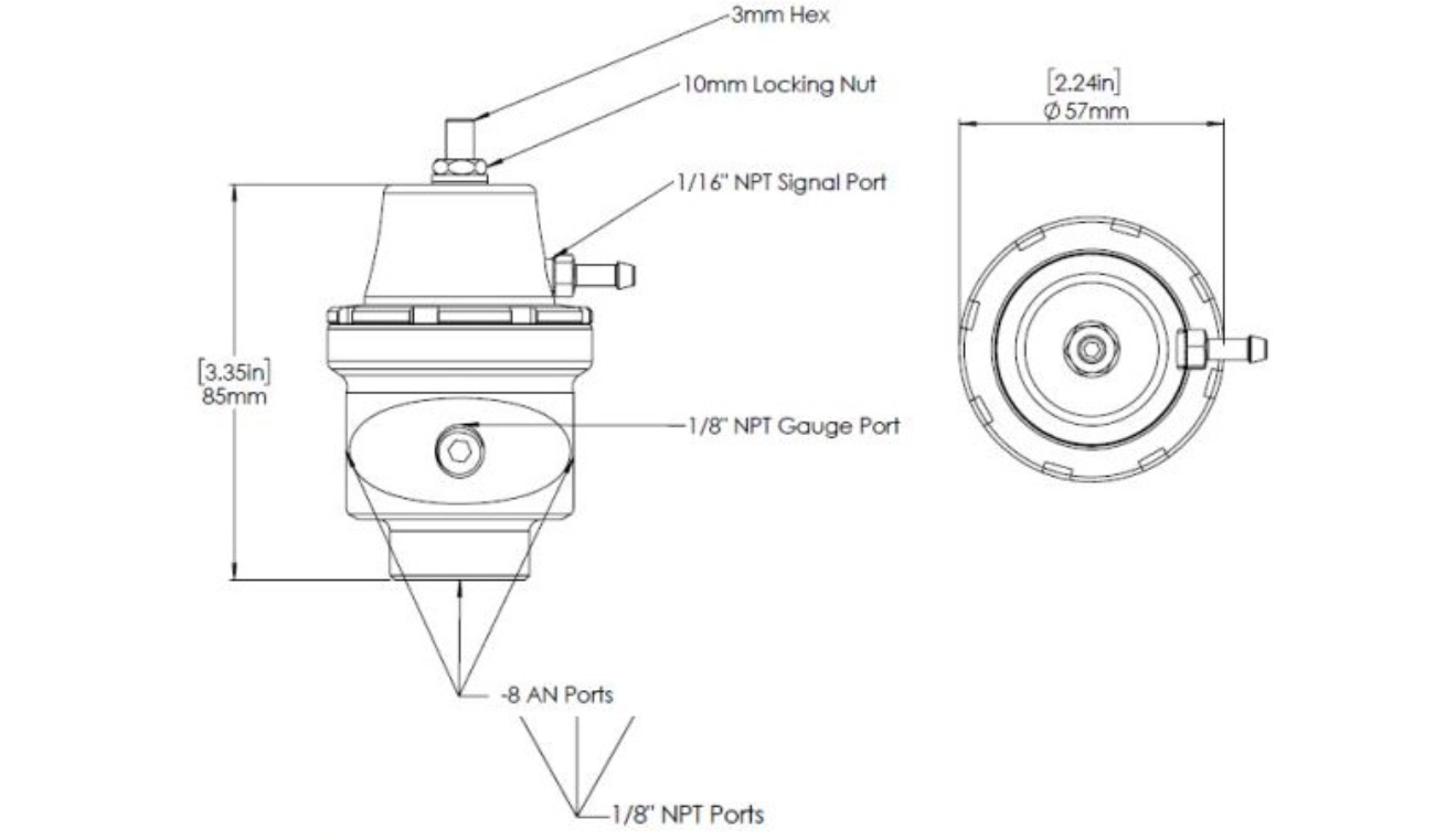 Fuel Pressure Regulators – FPR 8