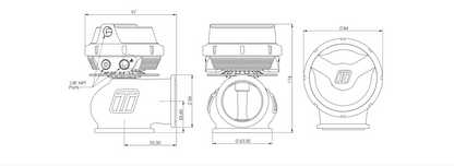 GenV HyperGate45 14psi External Wastegate-GenV External Wastegate-NZKW Australia
