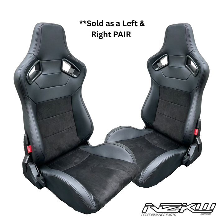 Grand Tourer Recliner Bucket Seat PAIR- Left & Right