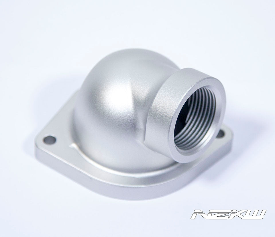NZKW Billet CNC Thermostat Housing for Mitsubishi Evolution 4-9 4G63T