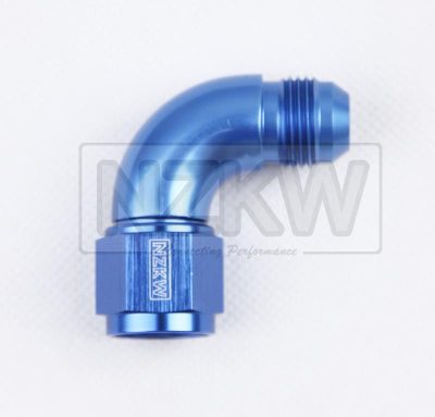 NZKW 90 Degree Full flow Alloy Swivel fitting - Female/male