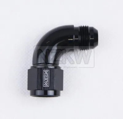 NZKW 90 Degree Full flow Alloy Swivel fitting - Female/male