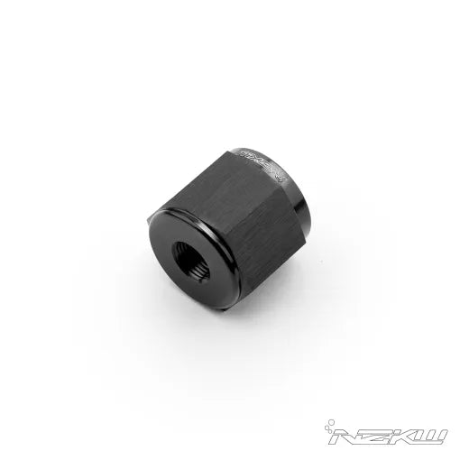 NZKW CNC blanking flare caps with 1/8 NPT port