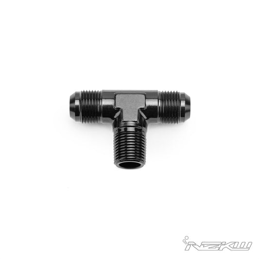NZKW Forged flare Tee AN to NPT on side