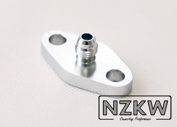 NZKW Oil feed adaptor Type A 4AN with 1mm restrictor