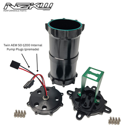 Billet Twin Fuel Surge Tank 1.25L