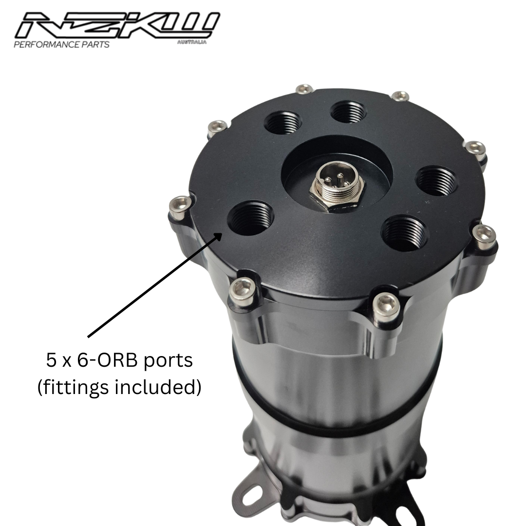 Billet Twin Fuel Surge Tank 1.25L