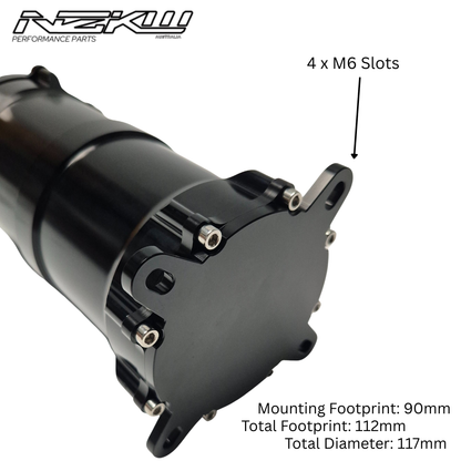 Billet Twin Fuel Surge Tank 1.25L