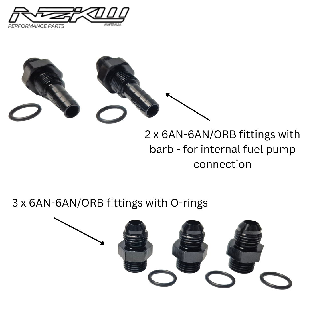 Billet Twin Fuel Surge Tank 1.25L