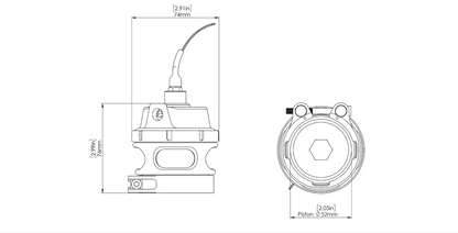 GenV RacePort BOV Sensor Cap