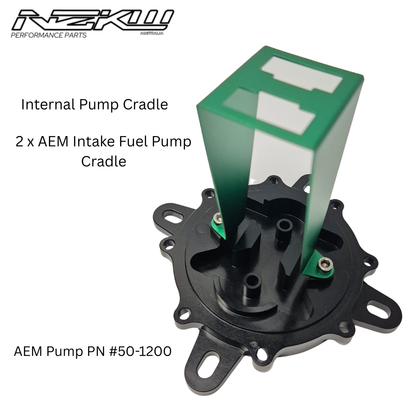 Billet Twin Fuel Surge Tank 1.25L