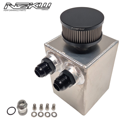 Baffled Oil Breather Catch Tank - 2 Liter