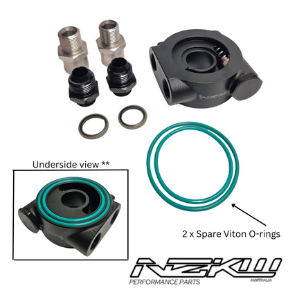 Billet Aluminium Thermostatic Universal Oil Cooler Adapter