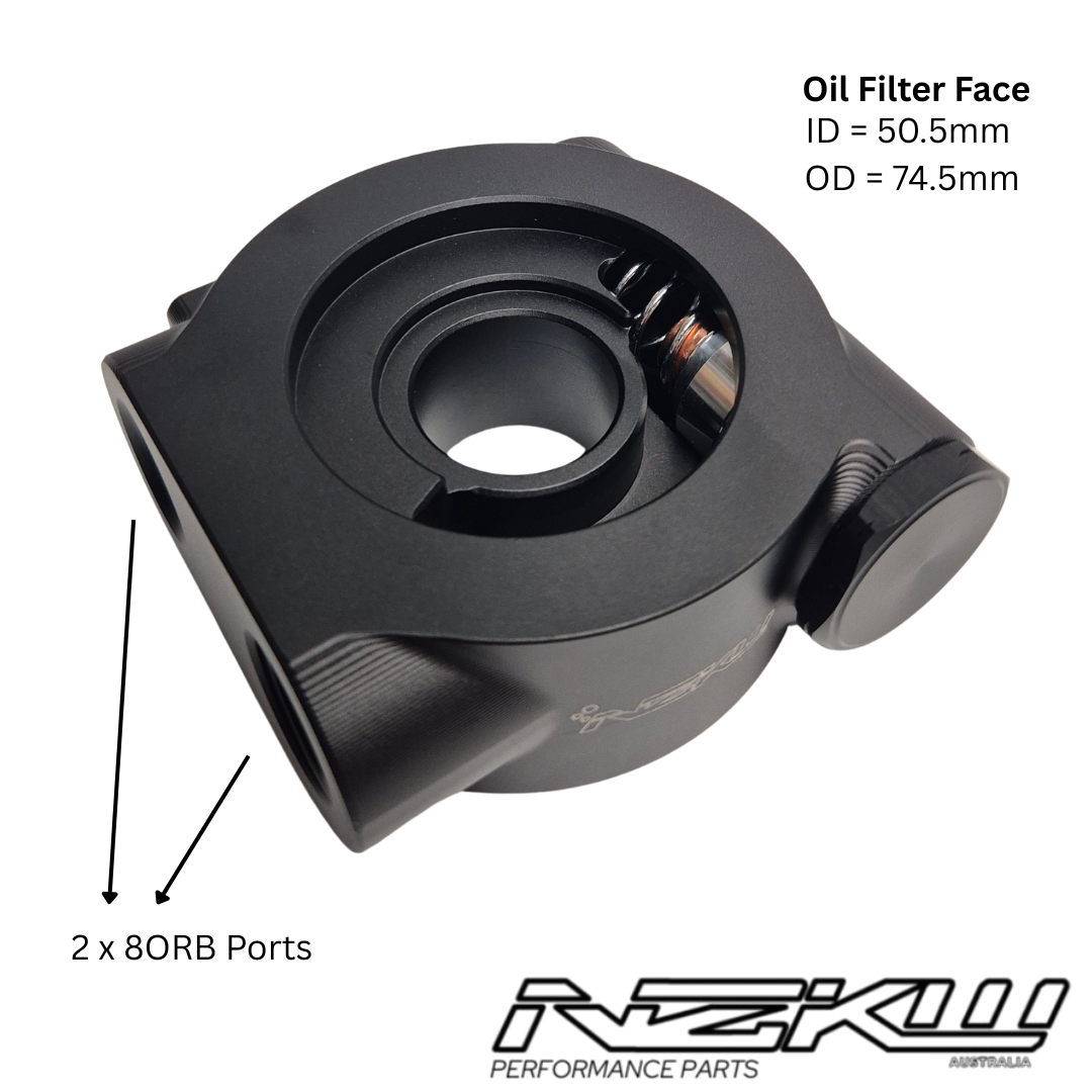 Billet Aluminium Thermostatic Universal Oil Cooler Adapter