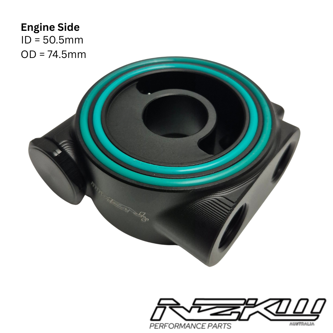 Billet Aluminium Thermostatic Universal Oil Cooler Adapter