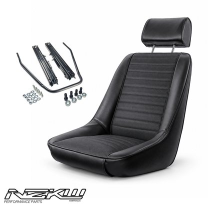 Classic Old School Fixed Bucket Seat