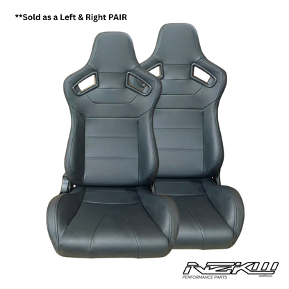 Grand Tourer Recliner Bucket Seat PAIR- Left & Right