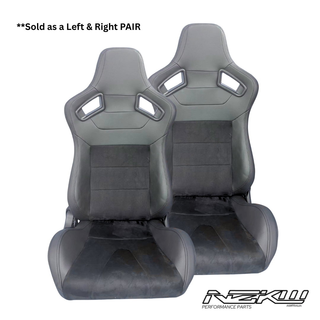 Grand Tourer Recliner Bucket Seat PAIR- Left & Right