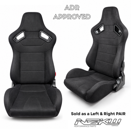 Grand Tourer Recliner Bucket Seat PAIR- Left & Right