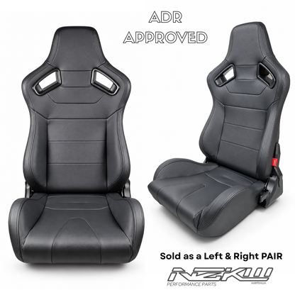 Grand Tourer Recliner Bucket Seat PAIR- Left & Right