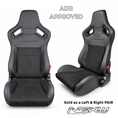 Grand Tourer Recliner Bucket Seat PAIR- Left & Right